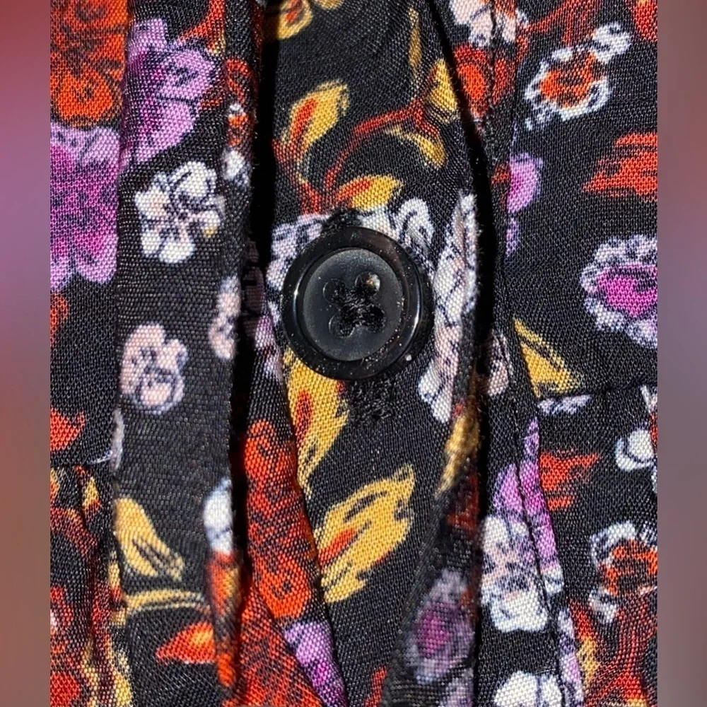 Who What Wear Floral Women Size XXL Blouse Cottagecore Victorian Edwardian NEW‎